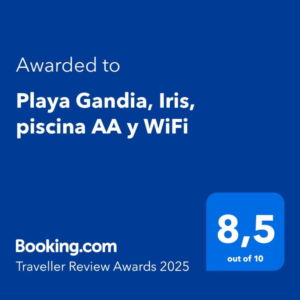Апартаменты Playa Gandia, Iris, Piscina Aa Y Wifi Playa de Gandia Экстерьер фото